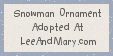 Thank you, Mary!