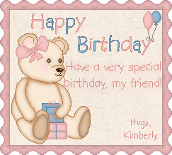 Thank you, Kimberly!